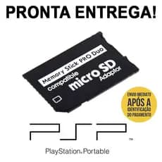 Adaptador Psp Micro Sd Pro Duo Sony Câmeras Photofast Novo!