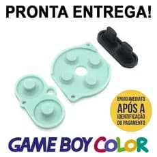 Kit Borrachas Condutivas Game Boy Color Gameboy Gbc Novas!