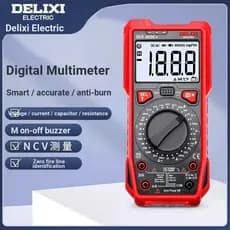 Multímetro Delisi 890D+/DLX890C+Reparação Multímetro Digital de Alta Precisão Automático Inteligente Anti-Queimadura