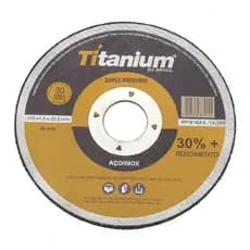 Disco Corte Fino Super Premium 4.1/2" X 1,0 X 7/8 Modelo 05047 Titanium