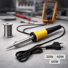 Kit Ferro de Solda Profissional 30W 40W 60W 110V 220V Com Estanho Soldador Eletrônica Full Regulagem