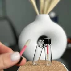 Kit 50/40/30/20/10  Mini Frasco de Gloss Batom Retoque Refil Embalagem Tubet Cosmético Brilho Labial