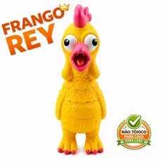 Frango de Plástico Brinquedo Pet Galinha Galo para Cachorro Pet Mordedor com Som Grito