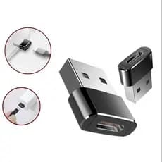 Adaptador Plug USB C Fêmea Para USB 2.0 Macho
