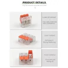 Conector elétrico de engate rápido para emenda