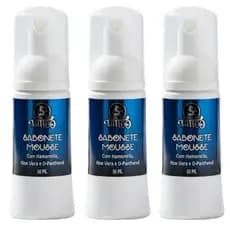 Kit 3 Sabonete Mousse cuidado do piercing e Tatuagem Vegan 50ml alto poder de hidrataçãoe Home Care