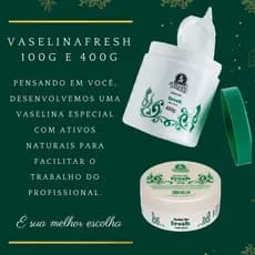 Super Kit para Tatuagem: Vaselina Fresh 400g + Transfer Creme 80ml Mais Rendimento Tattoo Long Life