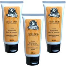 Kit 3x Creme para Tatuagem 40ml | Regenera e Hidrata a Pele pós tattoo
