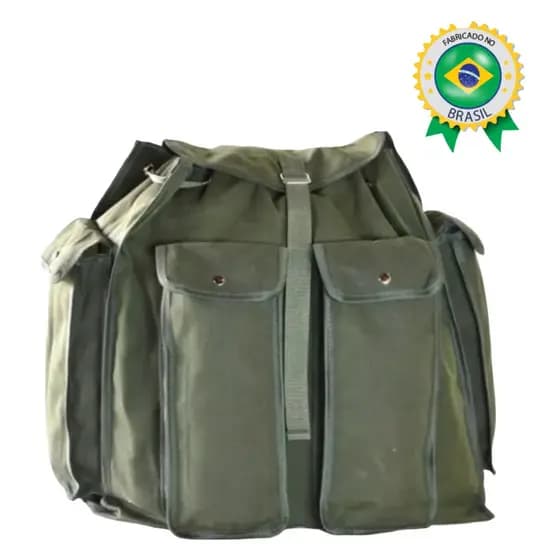 Mochila para motoboy motociclista fabricado em lona Extra Grande 80 litros