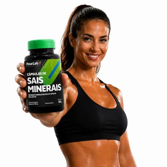 Sais Minerais FourLab 60 cápsulas - Reposição Hidroeletrolítica para Atletas