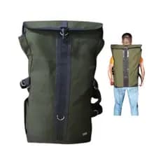 Mochila Tática padrão militar em lona de caminhão para trilha camping pesca