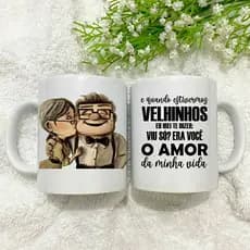 Caneca Up! altas aventuras- casal,namorados