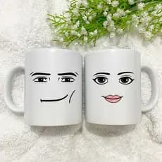 Caneca Roblox Rosto Girl Boy