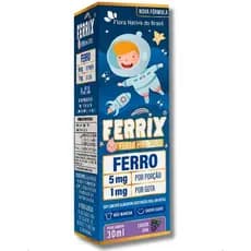 Ferro Infantil Gotas 30ml Ferrix Flora Nativa Do Brasil