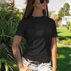 Camiseta Feminina Básica Várias Cores