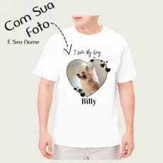 Camisa Personalizada I love My Dog/Cat