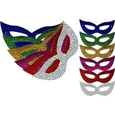 Máscaras de Carnaval holograficas Sortidas Gatinho Carnaval Festa Balada Atacado Promoçao