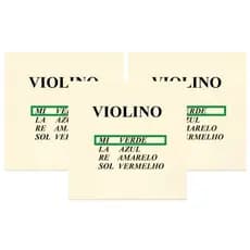 Kit 3 Cordas 1 Mi Violino 4/4 Mauro Calixto Tensão Média