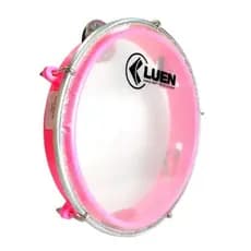 Pandeiro Infantil Abs Rosa Pele Cristal 8" - Luen