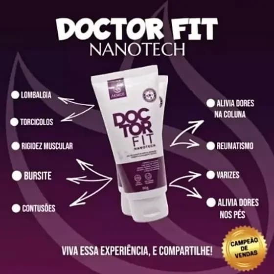 Doctor Fit - Gel para Dor e Massagem - akmos