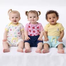 Kit 3 Conjuntos Bebê Menina Algodão Macio Roupa Infantil Menina Body - Envio Sortido