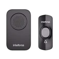 Campainha sem fio com bateria CIB 10 Intelbras - Preta