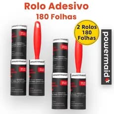kit Rolo adesivo tira pelos poeira plumas fiapos cabelos