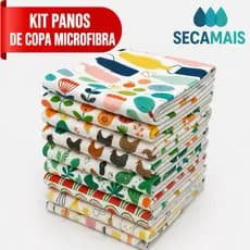 Kit 10/5/3 Pano de Prato Pano de Copa atoalhado premium seca mais 35x55cm
