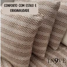Kit Capas de Almofada 40x40cm com Zíper  2 ou 4 unidades– Decoração Sala, Sofá e Cama