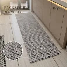 Tapete Passadeira Longa Algodão Corredor Cozinha macio Lavável grosso durável sala beira cama