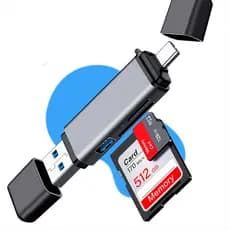 Adaptador Leitor De Cartão 3 Em 1 Usb 3.0 Tipo C Sd Tf Leitor de Cartão de Memória USB Micro USB
