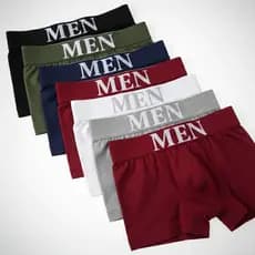 Kit Cuecas Boxer Men Sem Costura Microfibra Casual Premium Toque Macio Masculino PROMOÇÃO