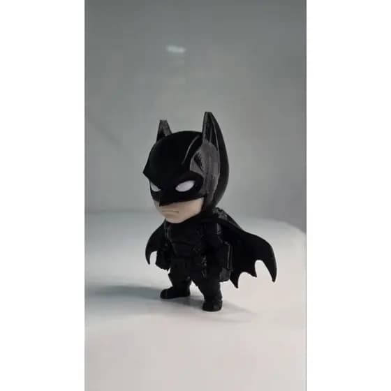 Chibi Boneco Batman – Estilo Colecionável | Impressão 3D 🦇
