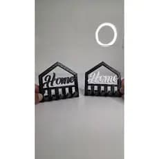 Pendurador Porta Chaves Home – Organizador Decorativo para Parede | Sem furos na parede.