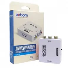 Conversor Adaptador HDMI para RCA Exbom CC-HA1K
