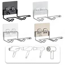 Suporte Para Secador De Cabelo , De Parede Alisador Organizador De Banheiro , Prateleira De Armazenamento , Acessórios