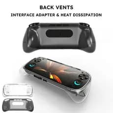Capa Protetora TPU Para Consoles De Jogos Retroid Pocket 5 , Transparente , Macio , Design Ergonômico , Acessórios