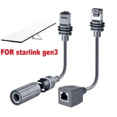 Cabo De 20CM Para Starlink Gen3 V3 Adaptador Extensor Ethernet SPX RJ45 Prato Roteador Gen3 Conversor De Satélite Retang