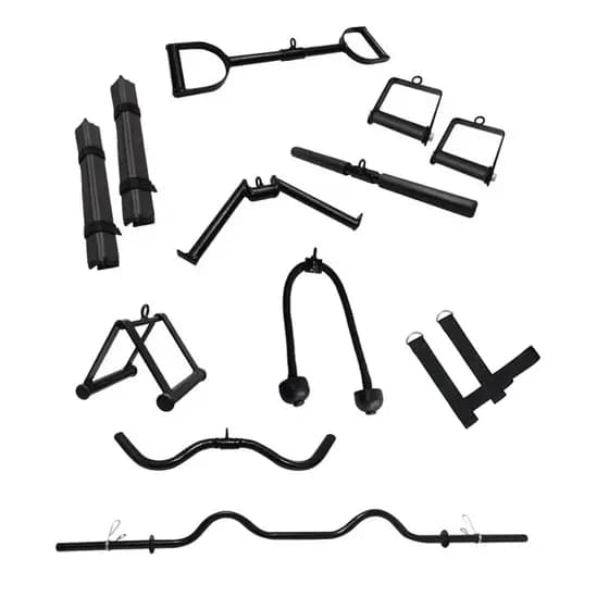 Kit 11 peças Musculação Academia Fortalecimento