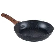 Frigideira De Cerâmica Indução e Gás Antiaderente 22cm Preto Stone
