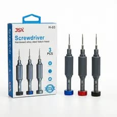 Kit 3 Chaves de Precisão Magnética JSX H-03 Ferramenta para Manutenção Eletrônica
