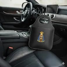 Lixinho Para Carro Personalizado ORGANIZADOR Fé, Crucifixo, Nossa Senhora Automotivo Universal