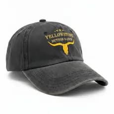 Bone Estilo Yellowstone Dutton Ranch Desbotado Vintage Retro