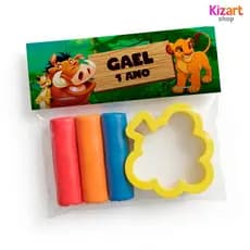 Kit Mini Massinhas + Cortador Personalizados Qualquer Tema Festa Aniversario Infantil