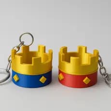 Chaveiro Coroa Royale - Gamer - Presente - Clash -  Geek - Amizade