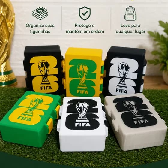 Porta Figurinhas Copa do Mundo 2026
