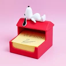 Suporte Organizador para bloco de notas adesivas/ Post-it Snoopy