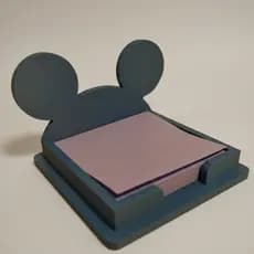 Suporte Organizador para bloco de notas adesivas/ Post-it Mickey