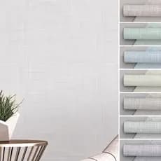 Papel de Parede Linho Imita Tecido Minimalista Claro Adesivo Autocolante Lavável Para Sala Quarto