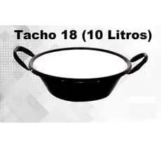 Tacho Esmaltado Para Frituras Nº 18 10 Litros Super Resistente Pastel, Salgados, Batata